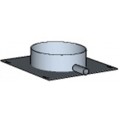 Stainless Steel Base Cap with Drain