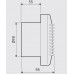 EDM-100 CR bathroom ventilator